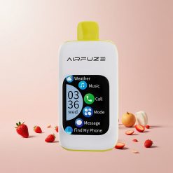 AirFuze Smart Pro 40000 Puffs Engangs Vape Jordbær Banan Eller Airfuze Smart Pro 40000 Puffs Puffs: 40000 Puffs Batterikapacitet: 900mAh Genopladelig E-væskemængde: 20ML Nikotinindhold: 2%, 5% Nikotin