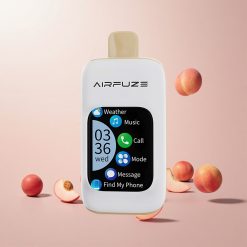 AirFuze Smart Pro 40000 Puffs Engangsvape Juicy Peach (Saftig Fersken) Puffs: 40000 Puffs (40000 Sug) Batterikapacitet: 900mAh Genopladelig