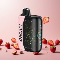 Aivono AIM BOOM 25000 Puffs Engangs Vape Jordbær B Pop 28ml 650mAh