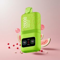 Aivono AIM MAGIC 20000 Puffs Vandmelon Tyggegummi Funktioner: Op til 20.000 puff 0% 2% 3% 5% Nikotin 26ml E-væske Dual Mesh Coils LCD-skærm Type-C Genopladelig 600mAh Batteri 10 Smagsvarianter Tilgængelige
