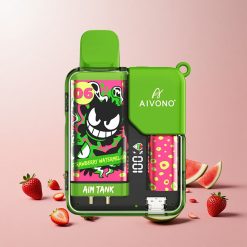 Aivono AIM-TANK 9500 Puffs Disposable Vape Jordbær Vandmelon (18ml E-liquid, 650mAh Batteri)