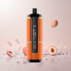 Al Fakher Crown Bar 15K Hypermax Engangs Vape Kit Fersken Is (22ml, 15.000 puff)