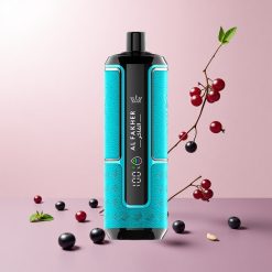 Al Fakher Crown Bar 15K Hypermax Engangs Vape Kit Solbær Mynte (22ml, 15.000 puff) Al Fakher Crown Bar 15K Hypermax Engangs Vape Kit (22ml, 15.000 puff)