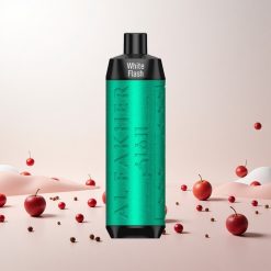 Al Fakher Crown Bar 8000 Crystal Disposable Vape Hvid Blitz 18ml e-Væske Kapacitet Op Til 8000 Pust