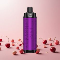 Al Fakher Crown Bar 8000 Crystal Disposable Vape Kirsebær Fiesta med 8000 puff og 18ml e-væske