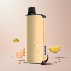 Alibarbar Ingot 9000 Puffs Engangs Vape Passionsfrugt Mango Lime (22ml E-liquid, 9000 Puffs)