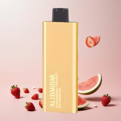 Alibarbar Pandora 7000 Puffs Engangs Vape Jordbær Kokos Vandmelon Funktioner: Pust: op til 7000 E-væskekapacitet: 17 ml