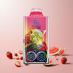 Fumot Leopard 40K Puffs Engangs Vape Jordbær Vandmelon 0-5% Nikotin 700mAh