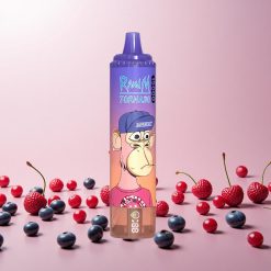 Fumot RandM Tornado 15000 Puffs Blåbær Kirsebær Tranebær Features: Pust: 15.000 Væskekapacitet: 25ml Battery: 850mAh Coil: 0,9 Ohm Mesh teknologi Nicotine Options: 0%,2%,3%,5% Coil: Mesh Coil USB: Type-C Genopladelig Display Screen: LCD