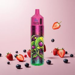 Fumot RandM Tornado 30000 Puffs: Op til 30.000 puff E-væskekapacitet: 30mL (forfyldt) Jordbær Blåbær