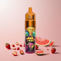 Fumot RandM Tornado 30000 Puffs: Op til 30.000 puff, Jordbær Vandmelon