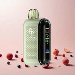 Fumot Tornado 20000 Puffs Engangs Vape Fersken Bær med 20ml E-væske og 850mAh Genopladeligt Batteri