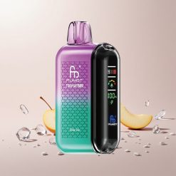 Fumot Tornado 20000 Puffs Engangs Vape Pære Is med Smart Display