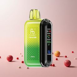 Fumot Tornado 20000 Puffs Skittles Engangs Vape med 20ml E-væske og Dual Mesh Coil