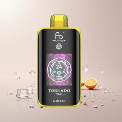 Fumot Tornado 25000 Puffs Engangs Vape Banan Is med HD-skærm og 700mAh Genopladelig Batteri