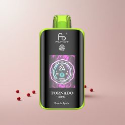 Fumot Tornado 25000 Puffs Engangs Vape Dobbelt Æble med HD-skærm og 700mAh Genopladelig Batteri