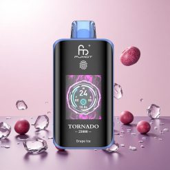 Fumot Tornado 25000 Puffs Engangs Vape Vinternis med HD-skærm og Type-C opladning