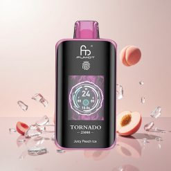 Fumot Tornado 25000 Puffs HD-skærm Type-C opladning Juicy Peach Is