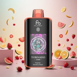Fumot Tornado 25000 Puffs Tropisk Regnbue Eksplosion HD-skærm 700mAh Genopladelig