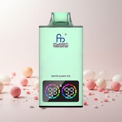 Fumot Tornado 35K Disposable Vape Hvid Gummy Is med 15ml E-juice og 35000 Puffs