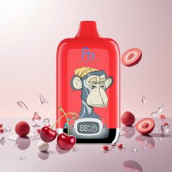 Fumot Tornado Digital Box 12000 Puffs Engangs Vape Is Pop (20ml E-Liquid, 550mAh Genopladelig batteri)