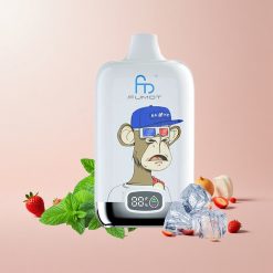 Fumot Tornado Digital Box 12000 Puffs Engangs Vape Jordbær Banan 20ml 5% Nikotin