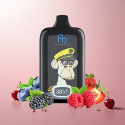 Fumot Tornado Digital Box 12000 Puffs Engangs Vape Kirsebær 67g Vægt / 550mAh Genopladelig batteri