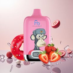 Fumot Tornado Digital Box 12000 Puffs Engangs Vape Lush Is 550mAh Genopladelig batteri Type-C Opladning