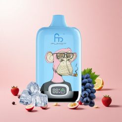 Fumot Tornado Digital Box 12000 Puffs Engangs Vape Lyserød Lemonade 20ml E-Liquid