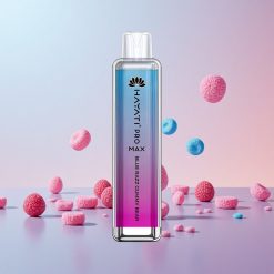 Hayati Pro Max 4000 Puffs Engangs Vape Blå Hindbær Gummibjørn Hayati Pro Max 4000 Puffs Engangs Vape Features: 28x8x20mm 2%, 5% Nikotinstyrke Træk-aktiveret Dual 1.1 Ohm Mesh Coil 1400mAh batteri LED-lys i bunden