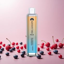 Hayati Pro Max 4000 Puffs Engangs Vape Blåbær Kirsebær Tranebær Hayati Pro Max 4000 Puffs Engangs Vape 2%, 5% Nikotinstyrke Op til 4000 puff