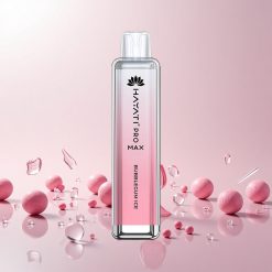 Hayati Pro Max 4000 Puffs Engangs Vape Bolsjeis (Bubblegum Ice) med 2%, 5% Nikotinstyrke og 1400mAh batteri