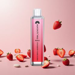 Hayati Pro Max 4000 Puffs Engangs Vape Jordbær Hubba Bubba med 1400mAh batteri og 2%, 5% Nikotinstyrke