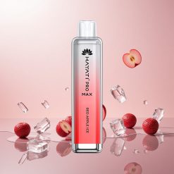 Hayati Pro Max 4000 Puffs Engangs Vape Rød Æble Is Hayati Pro Max 4000 Puffs Engangs Vape Funktioner: 28x8x20mm 2%, 5% Nikotinstyrke Træk-aktiveret Perfekt til både nye og erfarne vapers Dual 1.1 Ohm Mesh Coil Op til 4000 puff Kraftfuld 1400mAh batteri LED-lys i bunden Krystaludseende Genopladeligt batteri 2ml tank med 10ml automatisk påfyldning TPD-overensstemmelse