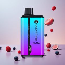 Hayati Pro Ultra 15000 Puffs (15000+ Pust) Disposable Vape Blå Sur Hindbær