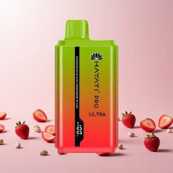 Hayati Pro Ultra 15000 Puffs Engangs Vape Vandmelon Tyggegummi (15000+ Pust, 2% Nikotin)