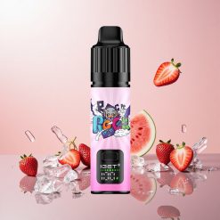 IGET BAR PLUS S3 POD 10000 Puffs Engangs Vape Jordbær Vandmelon Is Funktioner: Pust: 10000 Pust Nikotinniveau: 5% (50mg/ml) Kapacitet: 18 ml E-væske Modstand: 1,0 Ohm Mesh Coil Batteri: 950 mAh Genopladelig