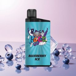 IGET Bar 3500 Puffs Engangs Vape Blåbær Is (Op til 3500 Puffs, 1400 mAh)