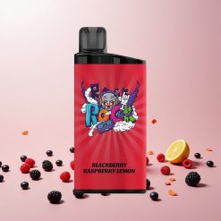 IGET Bar 3500 Puffs Engangs Vape Brombær Hindbær Citron (Op til 3500 Puffs, 1400 mAh)