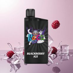 IGET Bar 3500 Puffs Engangs Vape Brombær Is (Op til 3500 Puffs, 1400 mAh)