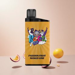IGET Bar 3500 Puffs Engangs Vape Passionsfrugt Mango Lime (Op til 3500 Puffs, 1400 mAh)