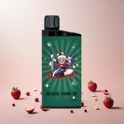 IGET Bar 3500 Puffs Engangsvape Sort Skov (Op til 3500 Puffs, 1400 mAh)