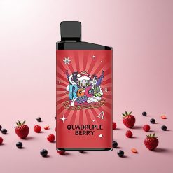 IGET Bar 3500 Puffs Engangsvaper Firedobbelt Bær (Op til 3500 Puffs, 1400 mAh)