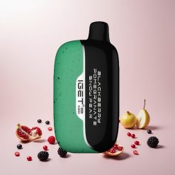 IGET Moon K5000 Puffs Engangs Vape Brombær Granatæble Snefrugt (Nettovægt: 81,5 g)