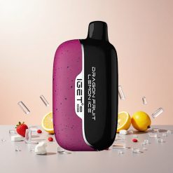 IGET Moon K5000 Puffs Engangs Vape Dragefrugt Citron Is (Nettovægt: 81,5 g, Puff: Op til 5000 Puffs)