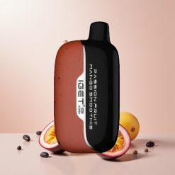 IGET Moon K5000 Puffs Engangs Vape Passionsfrugt Mango Smoothie (Netvægt: 81,5 g, Puff: Op til 5000 Puffs)