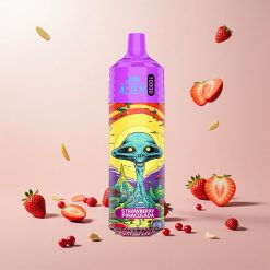 JNR Alien 10000 Puffs Disposable Vape Jordbær Pina Colada med 850mAh Batteri og Type-C Hurtigopladning