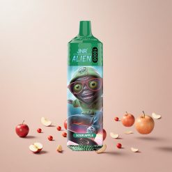 JNR Alien 10000 Puffs Disposable Vape Sur Æble med 850mAh Batteri og Type-C Hurtigopladning
