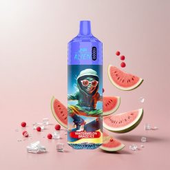 JNR Alien 10000 Puffs Disposable Vape Vandmelon Brazz Is med 850mAh Batteri og Type-C Hurtigopladning