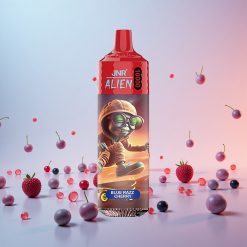 JNR Alien 10000 Puffs Engangs Vape Blå Hindbær Kirsebær med 20ml E-væske og Type-C Hurtigopladning